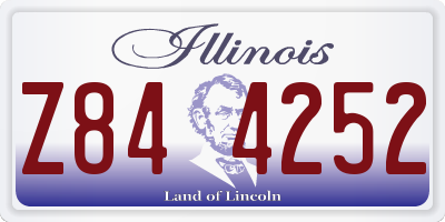 IL license plate Z844252