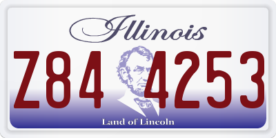 IL license plate Z844253