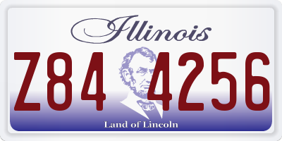 IL license plate Z844256