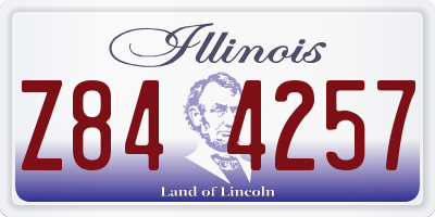 IL license plate Z844257