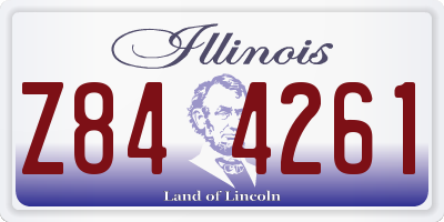 IL license plate Z844261