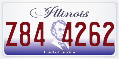 IL license plate Z844262