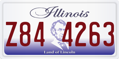 IL license plate Z844263