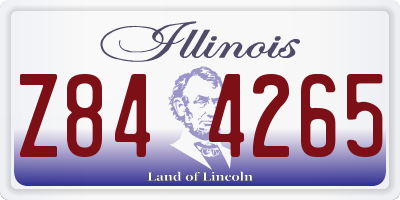 IL license plate Z844265