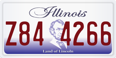 IL license plate Z844266