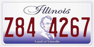 IL license plate Z844267