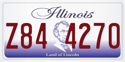 IL license plate Z844270