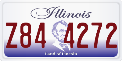 IL license plate Z844272