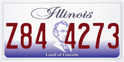 IL license plate Z844273