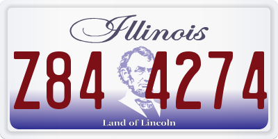 IL license plate Z844274
