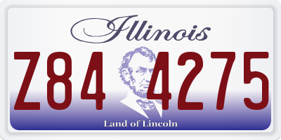 IL license plate Z844275