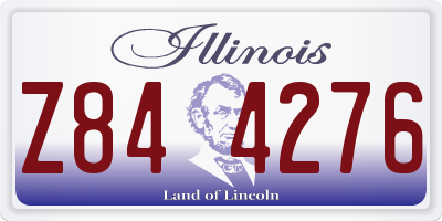 IL license plate Z844276