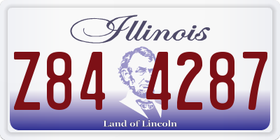 IL license plate Z844287