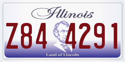 IL license plate Z844291