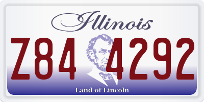 IL license plate Z844292