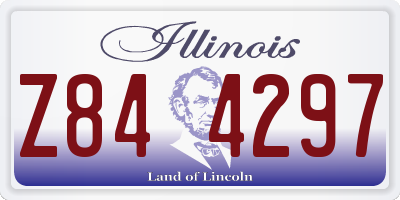 IL license plate Z844297