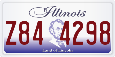 IL license plate Z844298