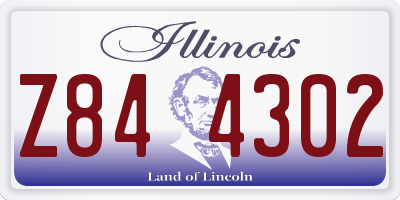 IL license plate Z844302