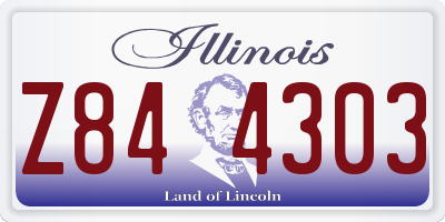 IL license plate Z844303