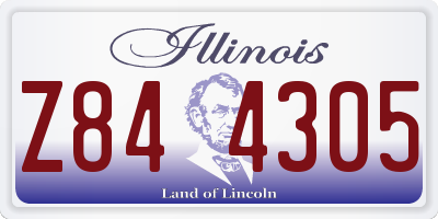 IL license plate Z844305