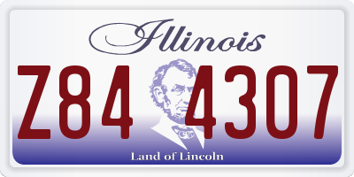 IL license plate Z844307