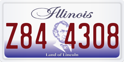 IL license plate Z844308