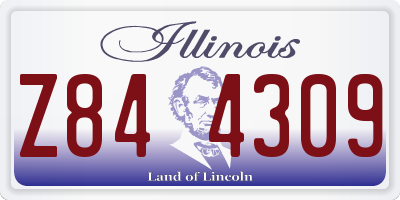 IL license plate Z844309