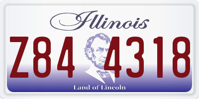 IL license plate Z844318