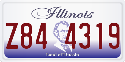 IL license plate Z844319