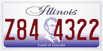 IL license plate Z844322