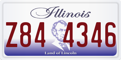 IL license plate Z844346