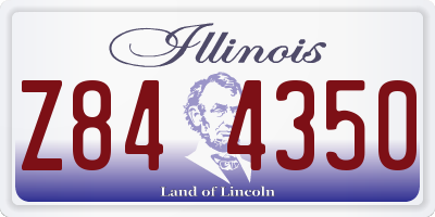 IL license plate Z844350