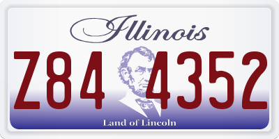 IL license plate Z844352