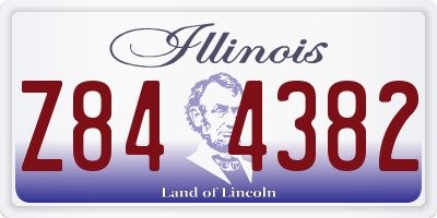 IL license plate Z844382
