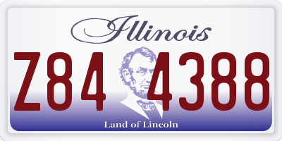 IL license plate Z844388