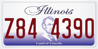 IL license plate Z844390