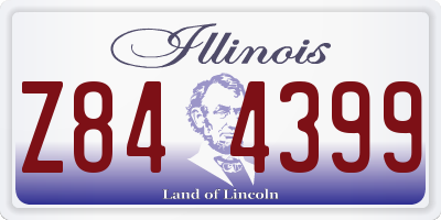 IL license plate Z844399