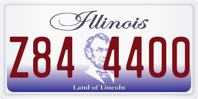 IL license plate Z844400