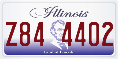 IL license plate Z844402