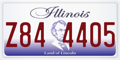 IL license plate Z844405