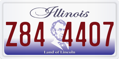 IL license plate Z844407