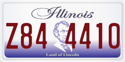 IL license plate Z844410