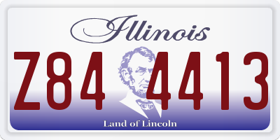 IL license plate Z844413