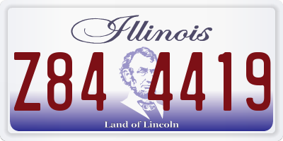 IL license plate Z844419