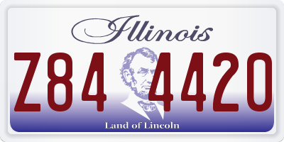 IL license plate Z844420