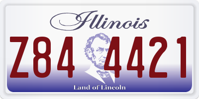 IL license plate Z844421