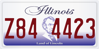 IL license plate Z844423