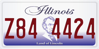 IL license plate Z844424