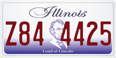 IL license plate Z844425