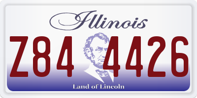 IL license plate Z844426